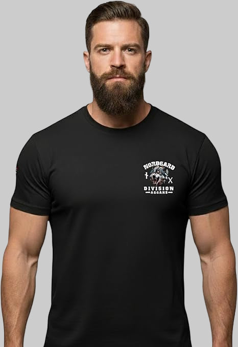 Nordgard Wotans Wolf T-Shirt – Nordisches Design & Stärke