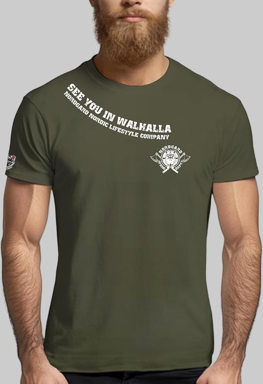 NORDGARD T Shirt Odins Wölfe