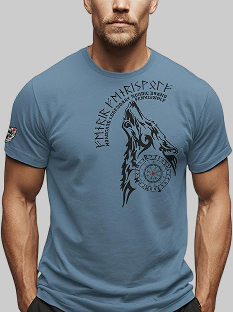 NORDGARD T Shirt Fenriswolf