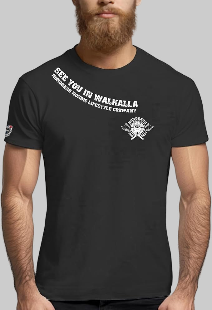 NORDGARD T Shirt Odins Wölfe