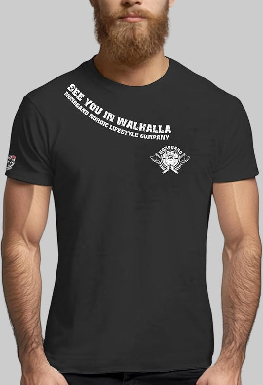 NORDGARD T Shirt Odins Wölfe