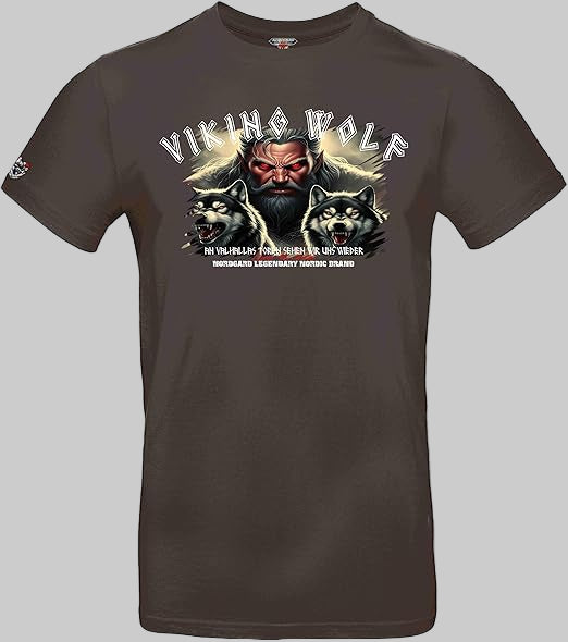NORDGARD T Shirt Viking Wolf