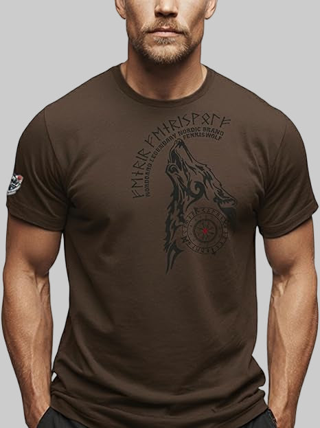 NORDGARD T Shirt Fenriswolf