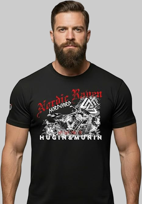 NORDGARD T Shirt Nordic Raven