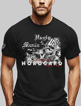 NORDGARD T Shirt Hugin und Munin