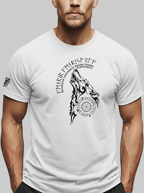 NORDGARD T Shirt Fenriswolf