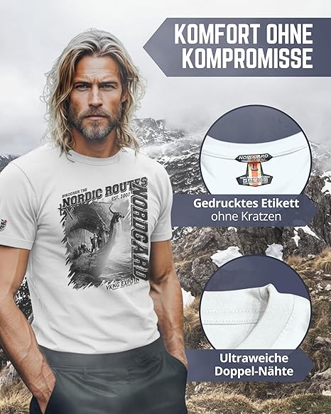 NORDGARD T Shirt Nordic Routes