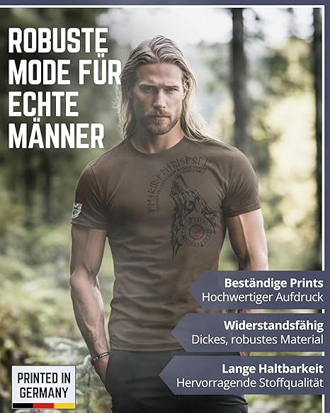 NORDGARD T Shirt Fenriswolf