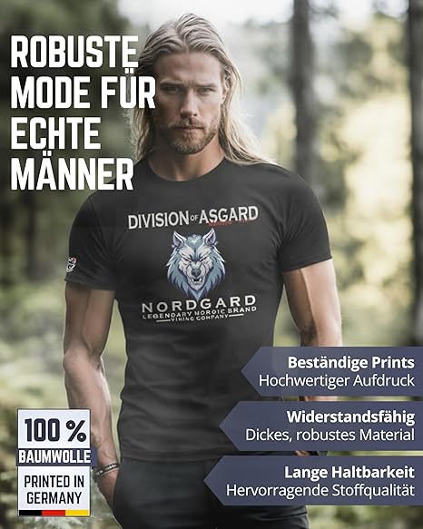 NORDGARD T Shirt Nordic Wolf