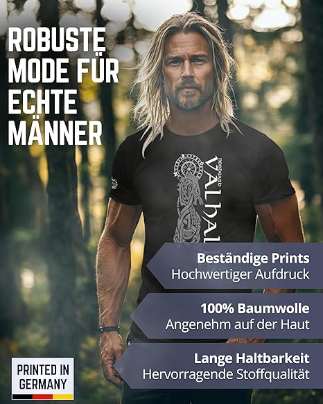NORDGARD T Shirt Valhallas Wolf