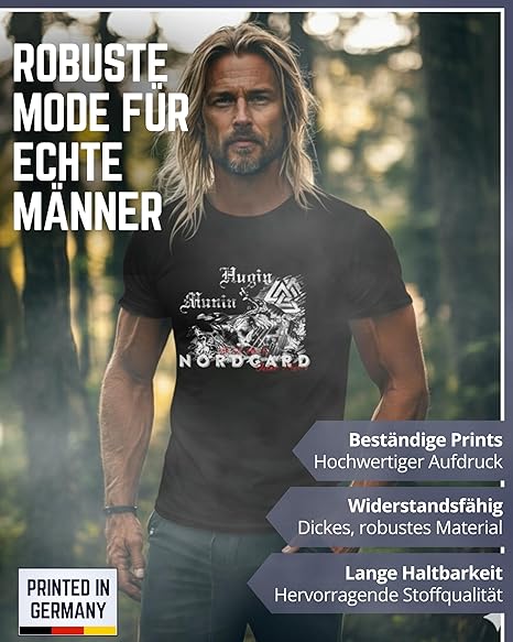 NORDGARD T Shirt Hugin und Munin
