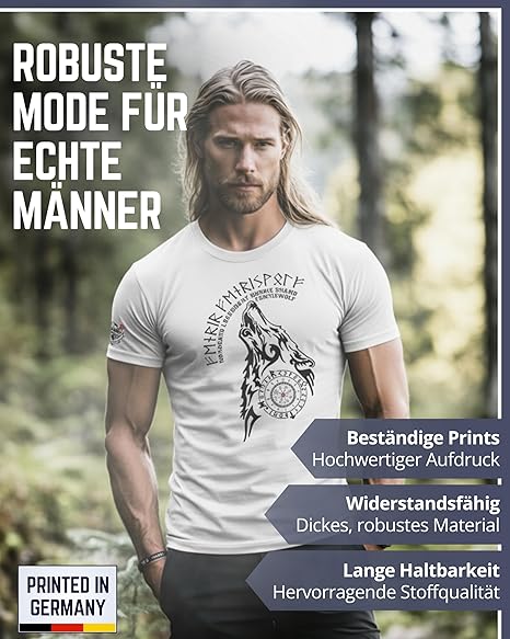 NORDGARD T Shirt Fenriswolf