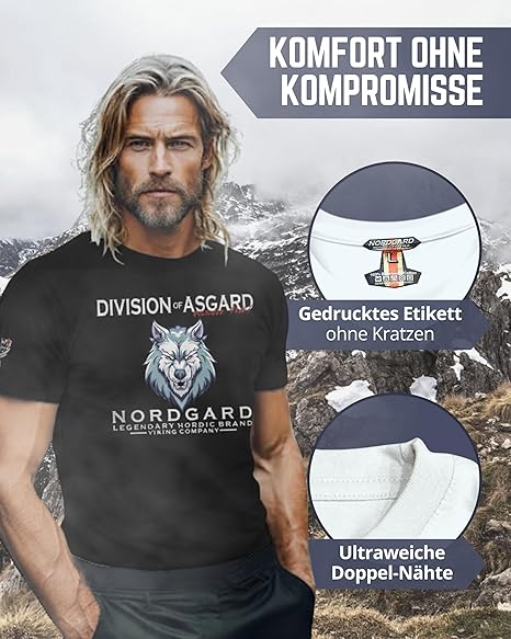 NORDGARD T Shirt Nordic Wolf