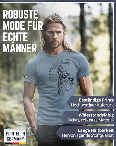 NORDGARD T Shirt Fenriswolf